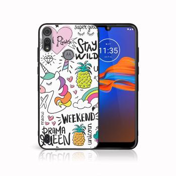 MY ART Silikónový kryt Motorola Moto E6s UNICORN (063)