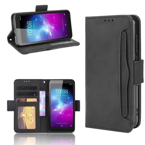 SLOT Peňaženkový obal pre ZTE Blade A31 Lite čierny