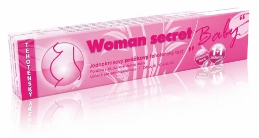 Tehotenský test - Woman secret - prúžkový