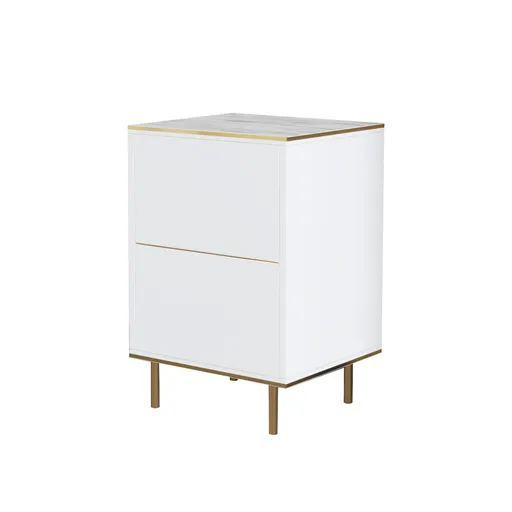 Nočný stolík Imaj Marble White