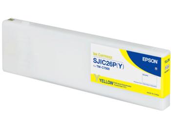 Epson SJIC26P-Y C33S020621 pre ColorWorks, žltá (yellow) originálna cartridge