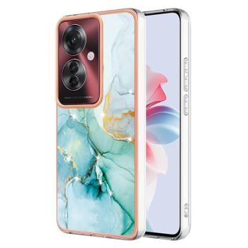 IMD MARBLE Ochranný kryt pre Oppo Reno11 F 5G GREEN