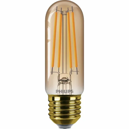 Philips LED filament žiarovka E27 T32 7W (40W) 1800K nestmievateľná, jantárová