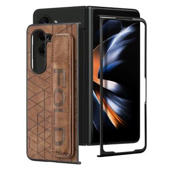 JSM RETRO Ochranný obal pre Samsung Galaxy Z Fold5 5G hnedý