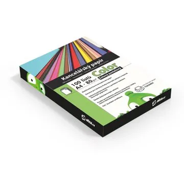 Alza Color A4 zelený pastelový 80g 100 listov (55076)