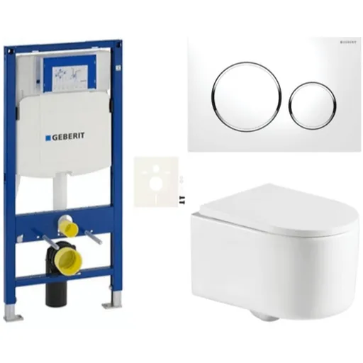 Závesný wc set do ľahkých stien / predstenová SAT SIKOGESTOR72S20