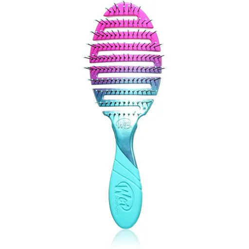 Wet Brush Flex Dry kefa na vlasy pre jednoduché rozčesávanie vlasov Ombre Teal 1 ks