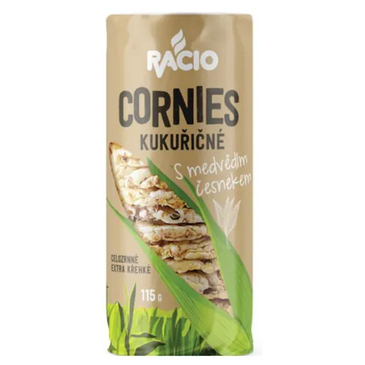 RACIO Cornies kukuričné ​​s medvedím cesnakom 115 g