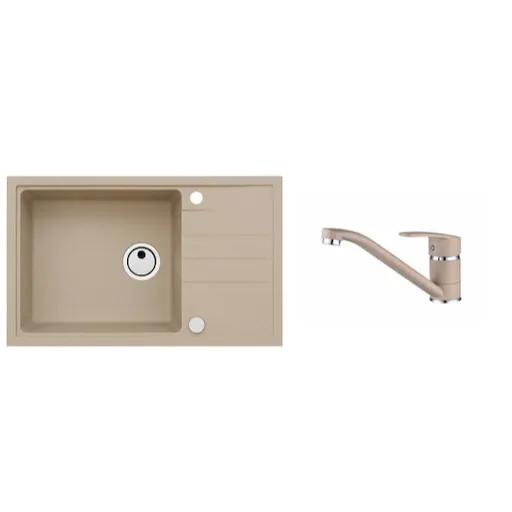 Set drezu a batérie Alveus Intermezzo 130 + bat. Nina beige SETA014