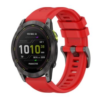 SILICONE Vymeniteľný remienok pre Garmin Enduro 3 červený