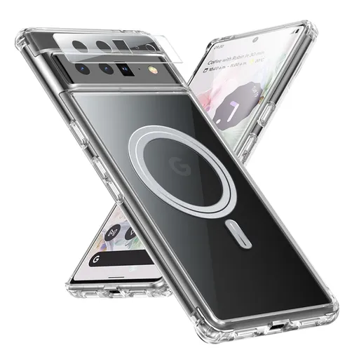 MAGSAFE Kryt pre Google Pixel 6 Pro priehľadný