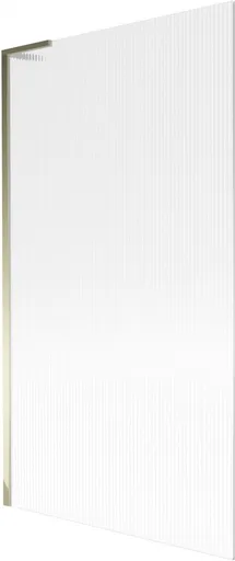 MEXEN/S - Next L vaňová zástena FIX 100 x 150, prúžky, zlatá 895-100-000-03-09-50