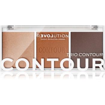 Revolution Relove Colour Play kontúrovacia paletka na tvár odtieň Bronze Sugar 6 g