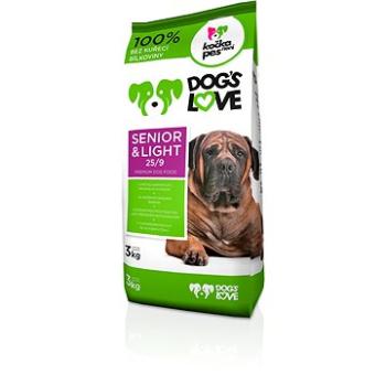 Dog´s Love Senior & light 3 kg (8595045403456)