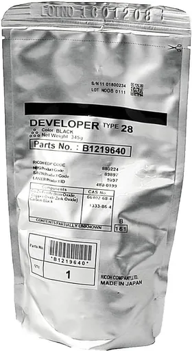 Ricoh 28 B1219640 čierny (black) originálny developer