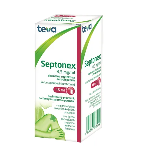 SEPTONEX dermálna roztoková aerodisperzia 45 ml