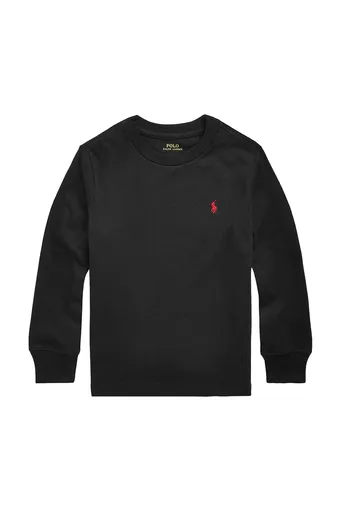 Bavlnené tričko s dlhým rukávom Polo Ralph Lauren