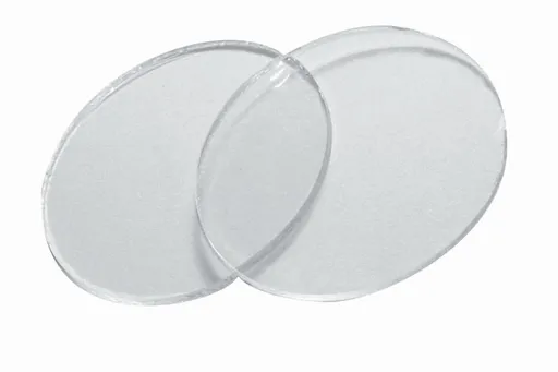 Sklo k zvár. Okuliarom okrúhle číre, d=50mm