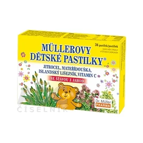 MÜLLEROVE DETSKÉ PASTILKY 36ks