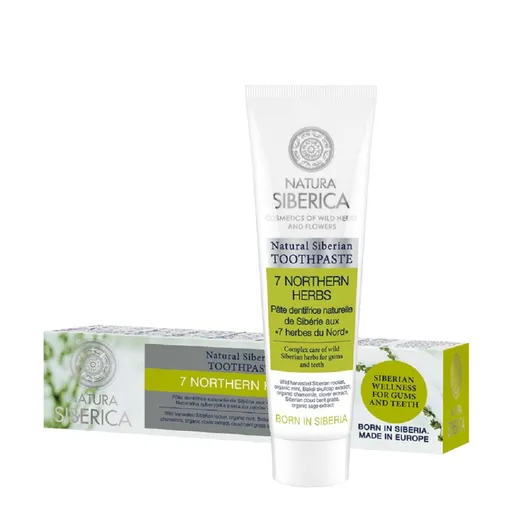 NATURA SIBERICA zubná pasta 7Northern Herbs 100 g