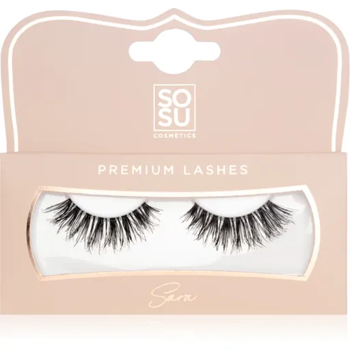 SOSU Cosmetics Premium Lashes umelé mihalnice odtieň Sara 1 ks