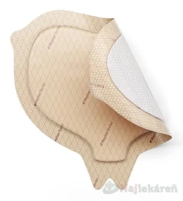 Mepilex Border Sacrum 16 x 20 cm samolepivé krytie s mäkkým silikónom 10 ks