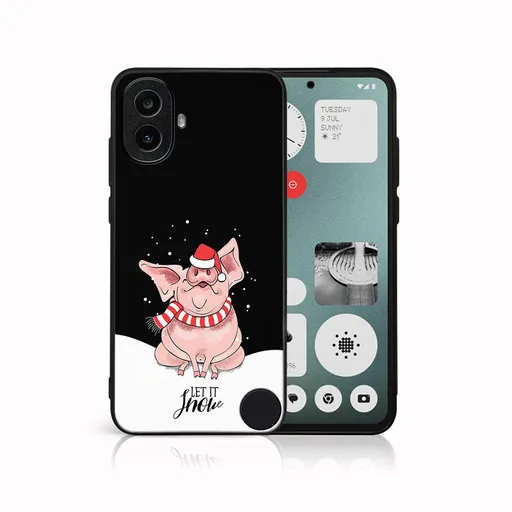 MY ART Kryt s vianočným dizajnom CMF Phone 1 LET IT SNOW (075)