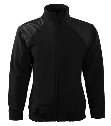 MALFINI Fleecová mikina Jacket Hi-Q - Čierna | 2XL