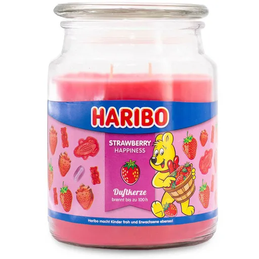 HARIBO Vonná sviečka Strawberry Happiness 510 g