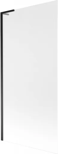 MEXEN/S - Next L vaňová zástena FIX 90 x 150, dekor, čierna 895-090-000-03-30-70