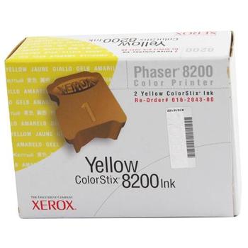 Xerox originálny toner 016204300, yellow, 2800 str., Xerox Phaser 8200, 2ks