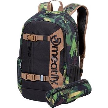 Meatfly Basejumper 6 Backpack, Substance Camo, Black (8590201760237)