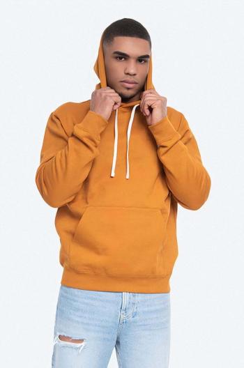 Mikina Wood Wood Ian Hoodie Camel 10025605.2424 pánska, bordová farba, s kapucňou, s potlačou