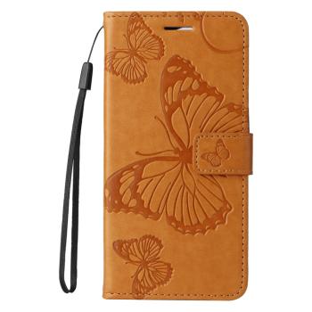 ART BUTTERFLY Peňaženkový obal pre Xiaomi Redmi Note 14 5G žltý