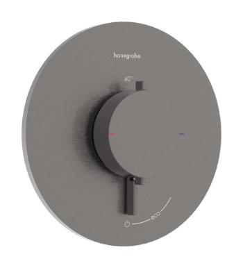 Sprchová batéria Hansgrohe Ecostat Comfort S bez podomietkového telesa kartáčovaný čierny chróm 33714340