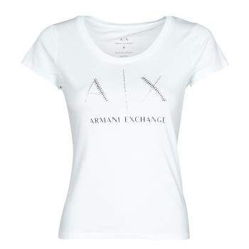 Armani Exchange  8NYT83  Tričká s krátkym rukávom Biela