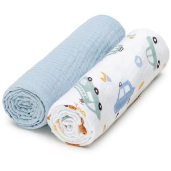 T-TOMI BIO Muslin Diapers látkové plienky Traffic 65x65 cm 2 ks