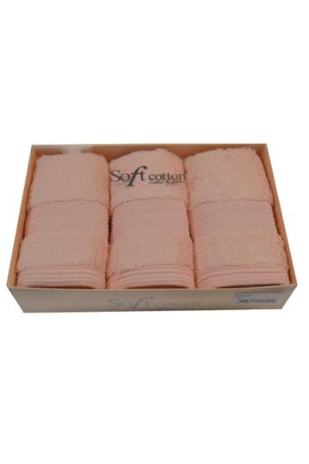 Soft Cotton Darčeková sada malých uterákov DELUXE Ružová