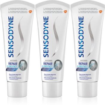 Sensodyne Repair & Protect Whitening bieliaca zubná pasta pre citlivé zuby 3x75 ml