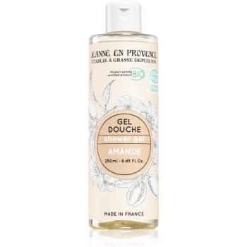 Jeanne en Provence BIO Almond gel de dus hranitor calitate BIO pentru femei 250 ml