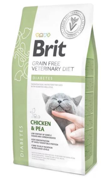 Brit Veterinary Diets GF cat Diabetes granule pre mačky 2kg