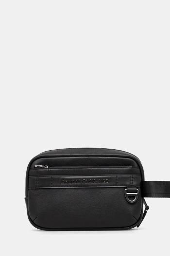 Kozmetická taška Armani Exchange čierna farba, XM000255 AF11925