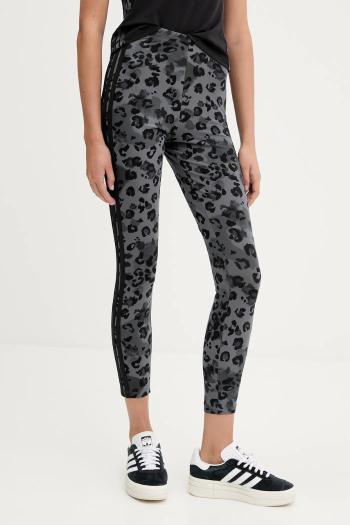 Legíny adidas Animal šedá farba, vzorované, JM1863