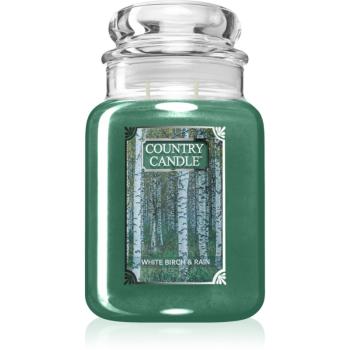 Country Candle White Birch & Rain vonná sviečka 737 g