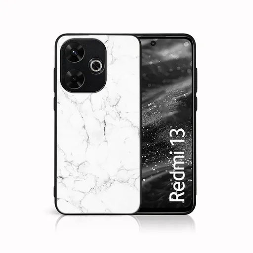 MY ART Ochranný kryt pre Xiaomi Redmi 13 WHITE MARBLE (144)