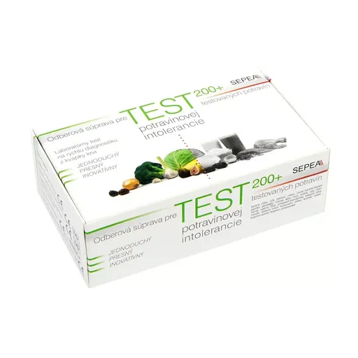 SEPEA ELISA SCREEN TEST 200+Laboratórny test potravinovej intolerancie 1 set