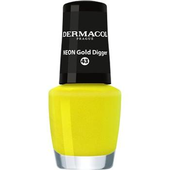DERMACOL Lak na nechty Neon Gold Digger č.43 5 ml (85974975)