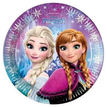 Papierový tanier frozen - ľadové kráľovstvo 23 cm, 8 ks (5201184867556)