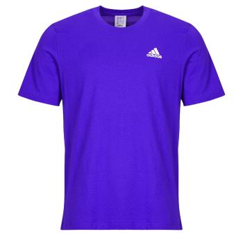 adidas  Essentials Single Jersey Embroidered Small Logo T-Shirt  Tričká s krátkym rukávom Modrá