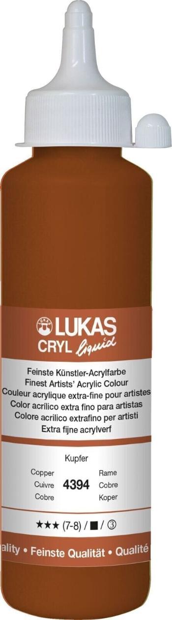Lukas Cryl Liquid Akrylová farba Copper 250 ml 1 ks